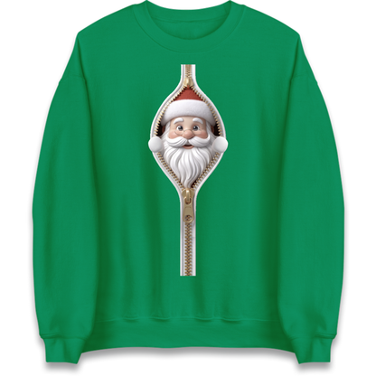 Santa Face Novelty Jumper