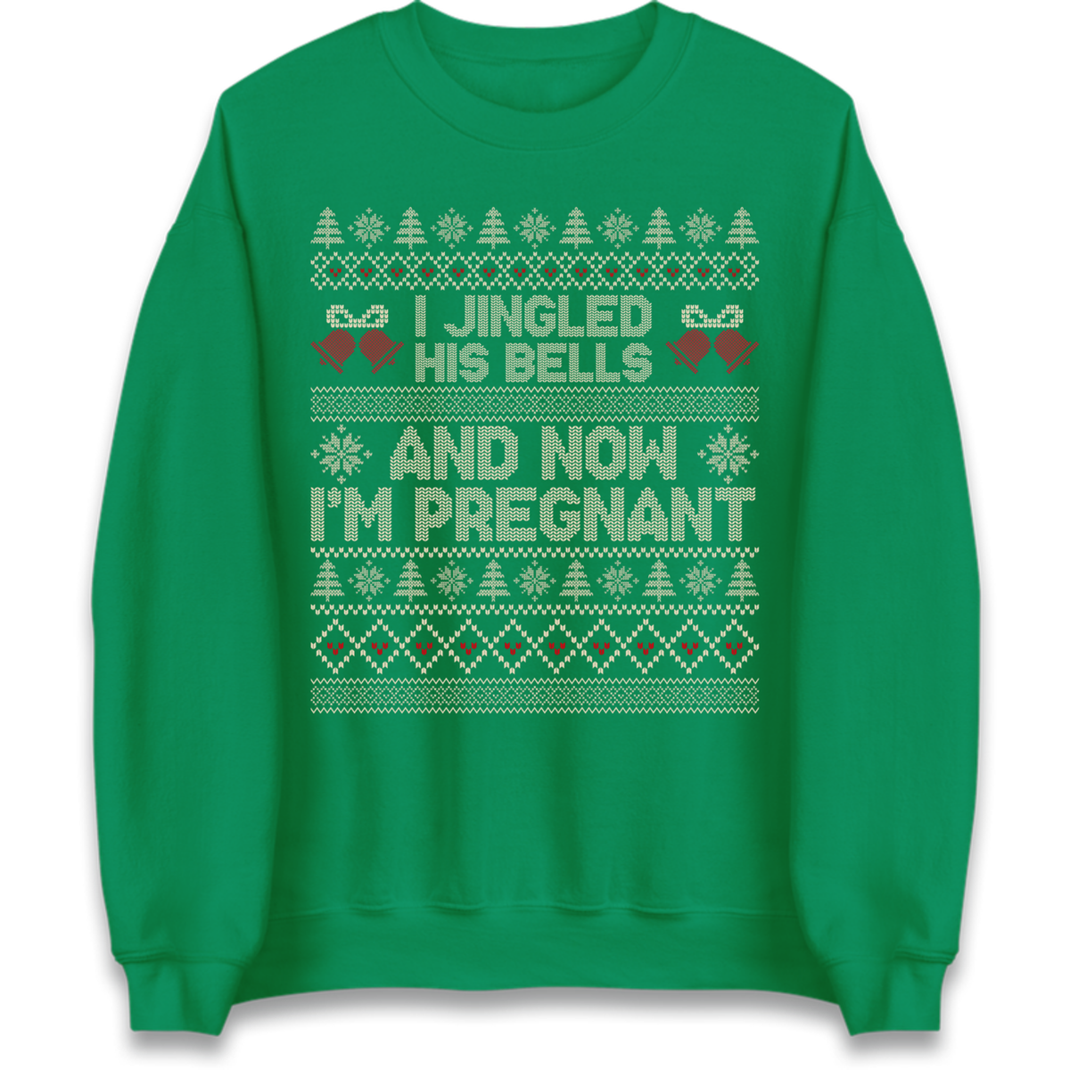 Pregnant At Christmas Jumper