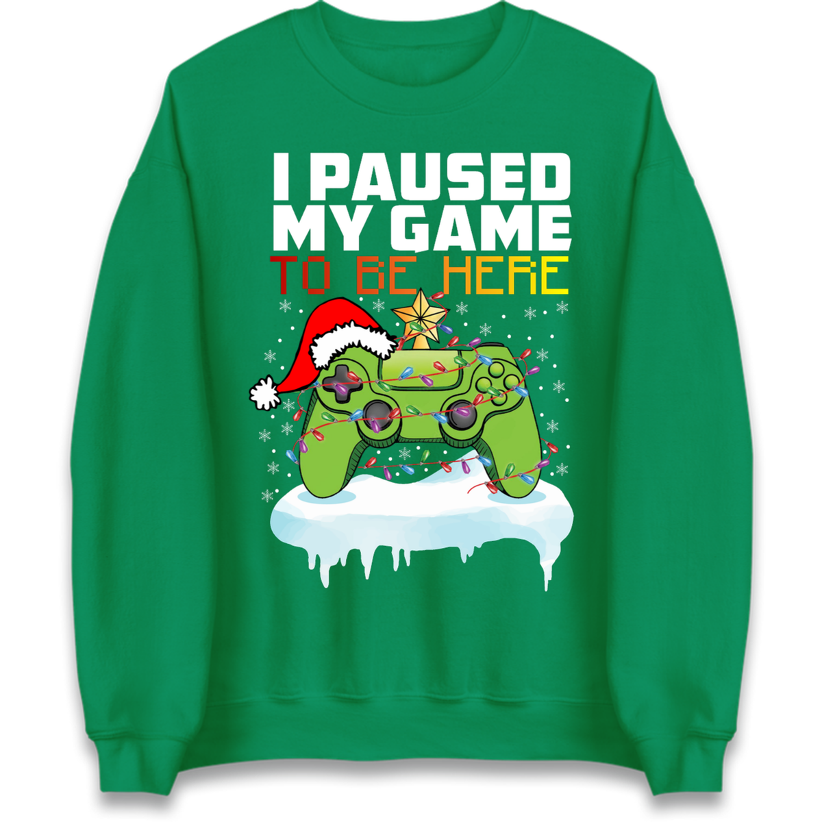 I Paused My Game Christmas Jumper