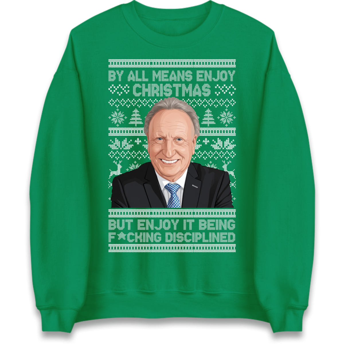 Neil Warnock Christmas Jumper