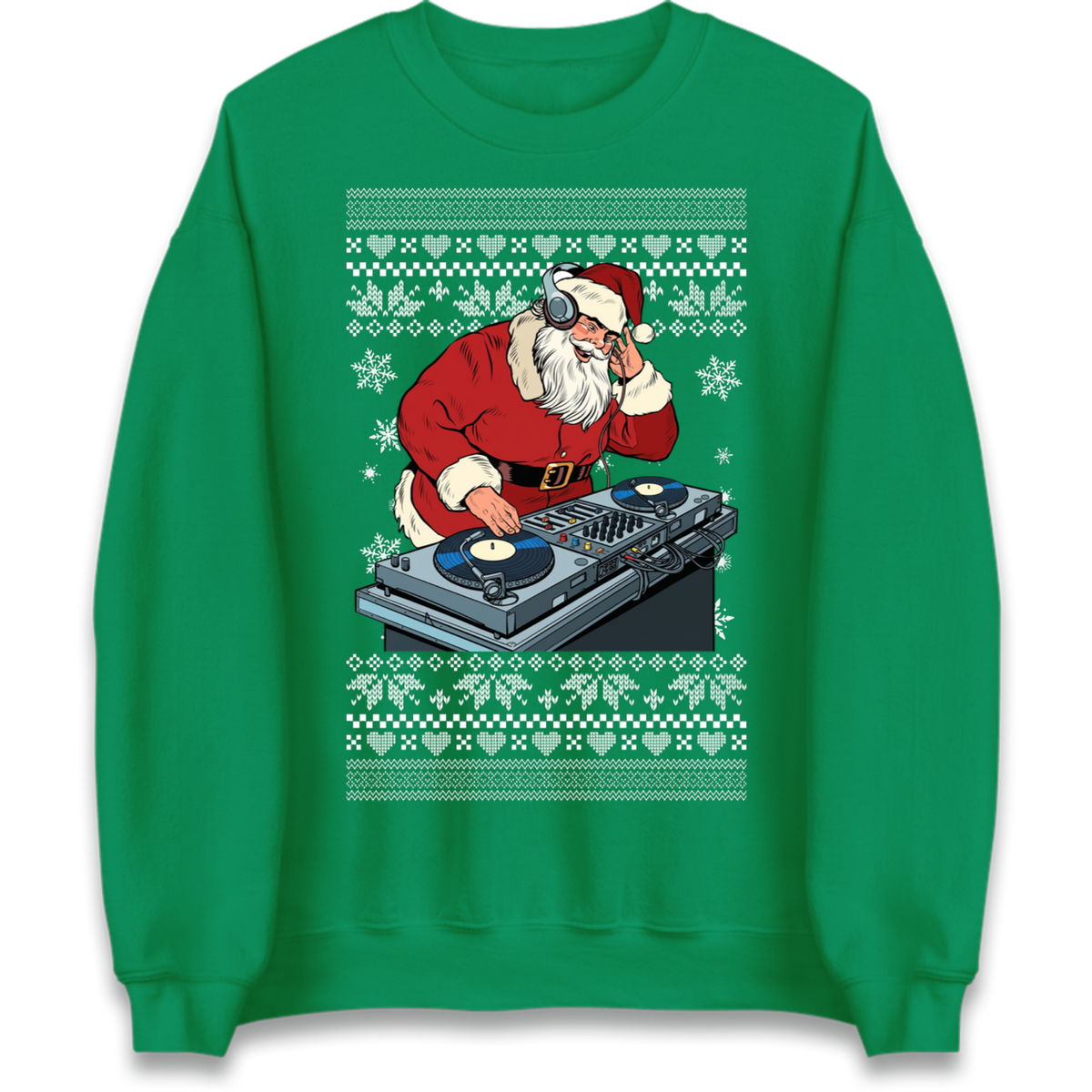 DJ Santa Christmas Jumper