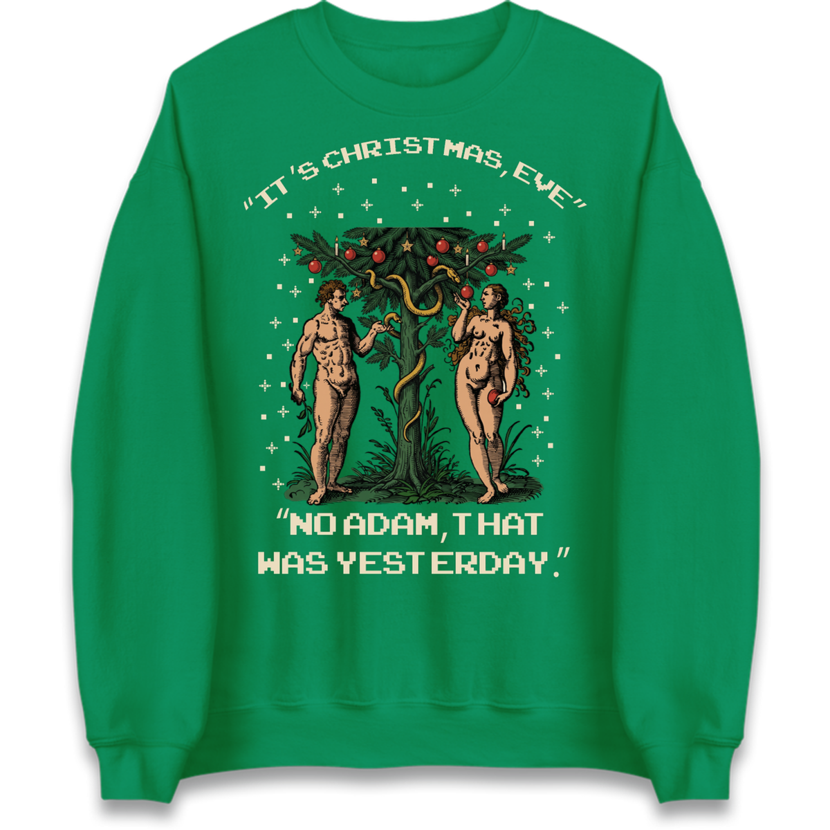Adam & Eve Christmas Jumper Jumper