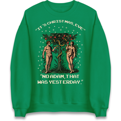 Adam & Eve Christmas Jumper Jumper