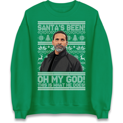 Steve Rio Ferdinand Christmas Jumper