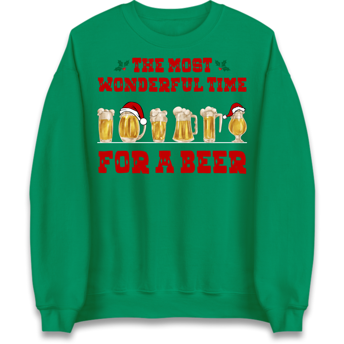 Festive Pint Graphic Jumper