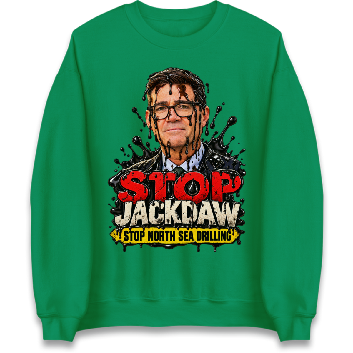 Stop Jackdaw Stop North Sea Drilling Andy Burnham Jumper