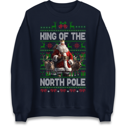 King Santa Christmas Jumper
