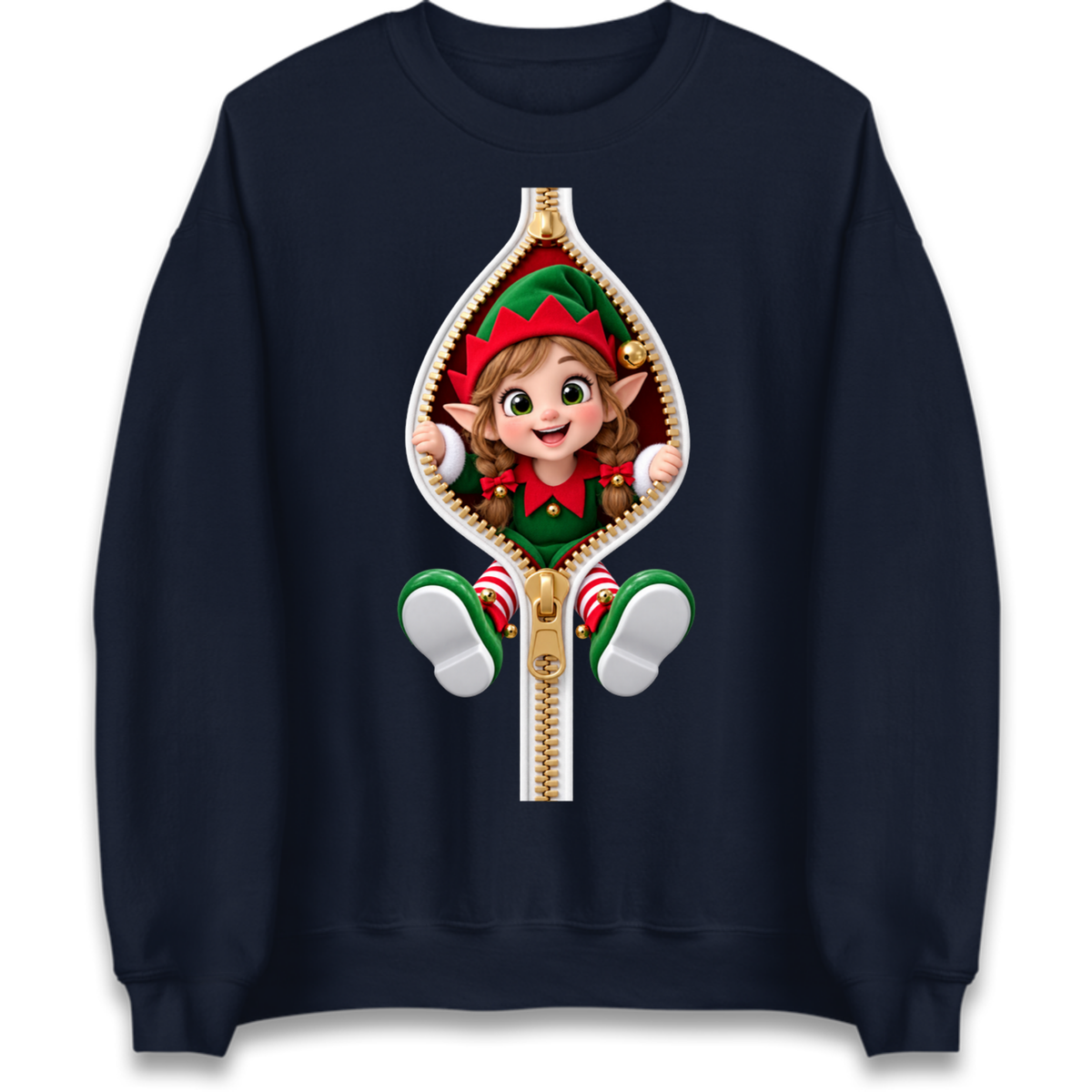 Elf Christmas Jumper Jumper