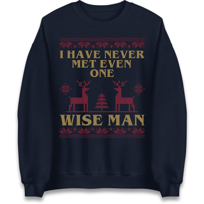 Retro Festive Graphic Jumper