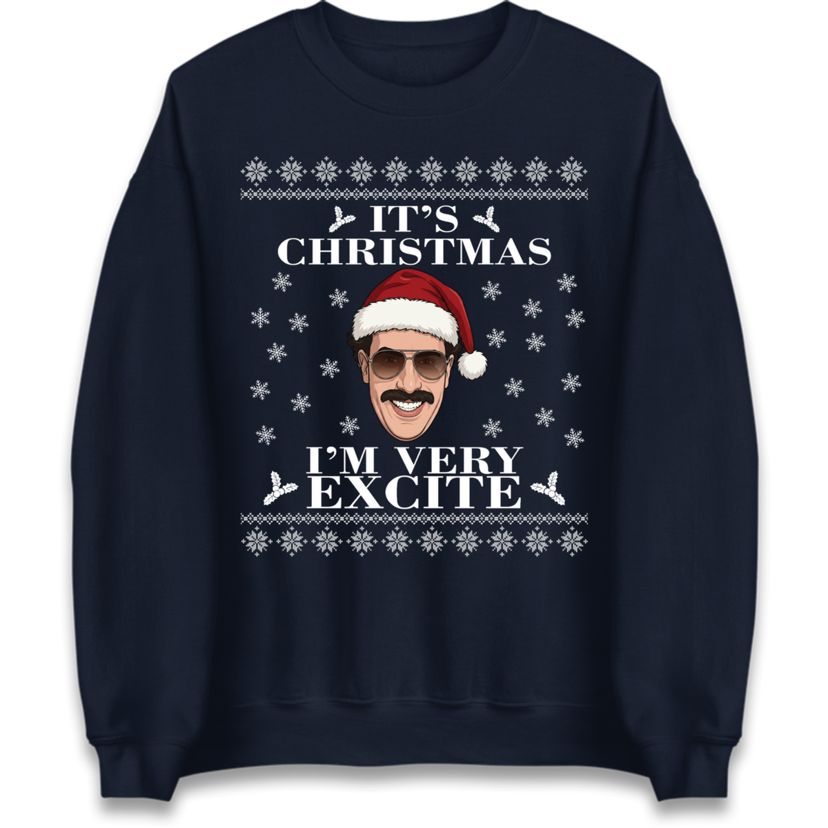 I Very Excite Christmas Jumper