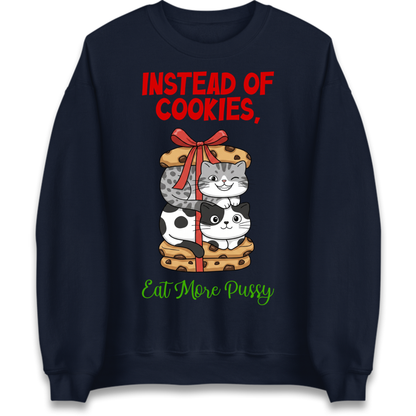 Cheeky Cat Slogan Jumper