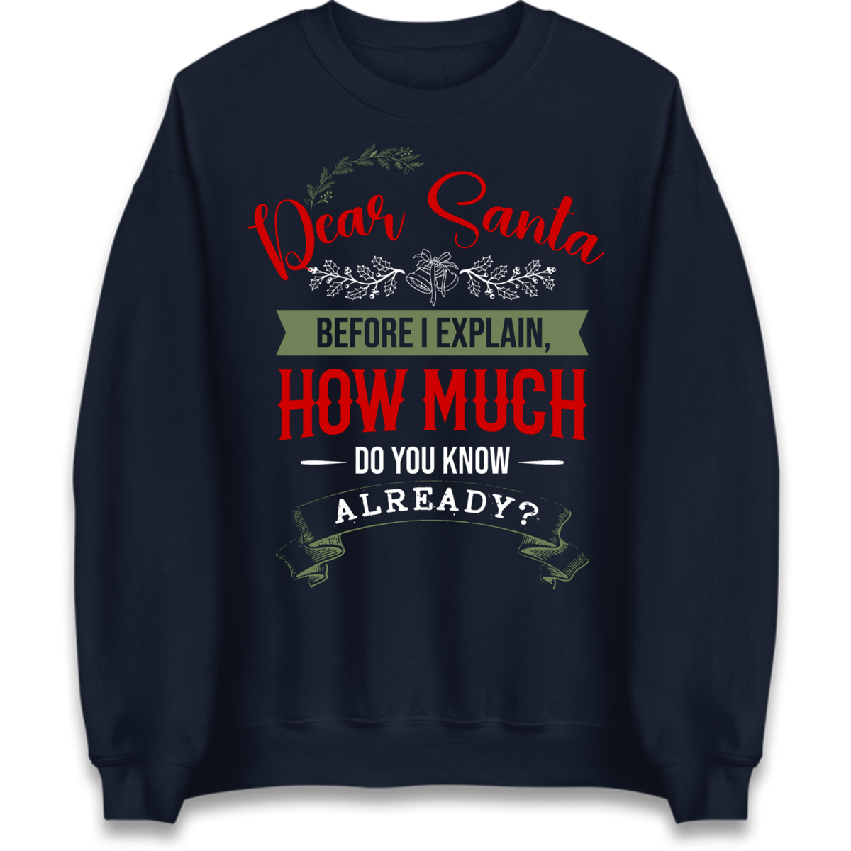 naughty christmas outfit Jumper