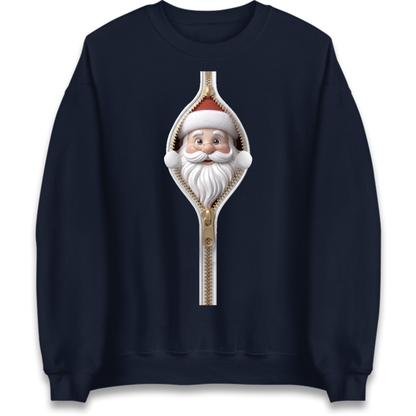 Santa Face Novelty Jumper
