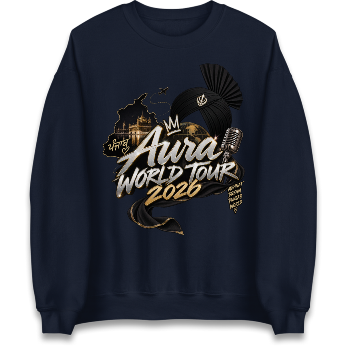 Diljit Dosanjh Aura World Tour 2026 Jumper