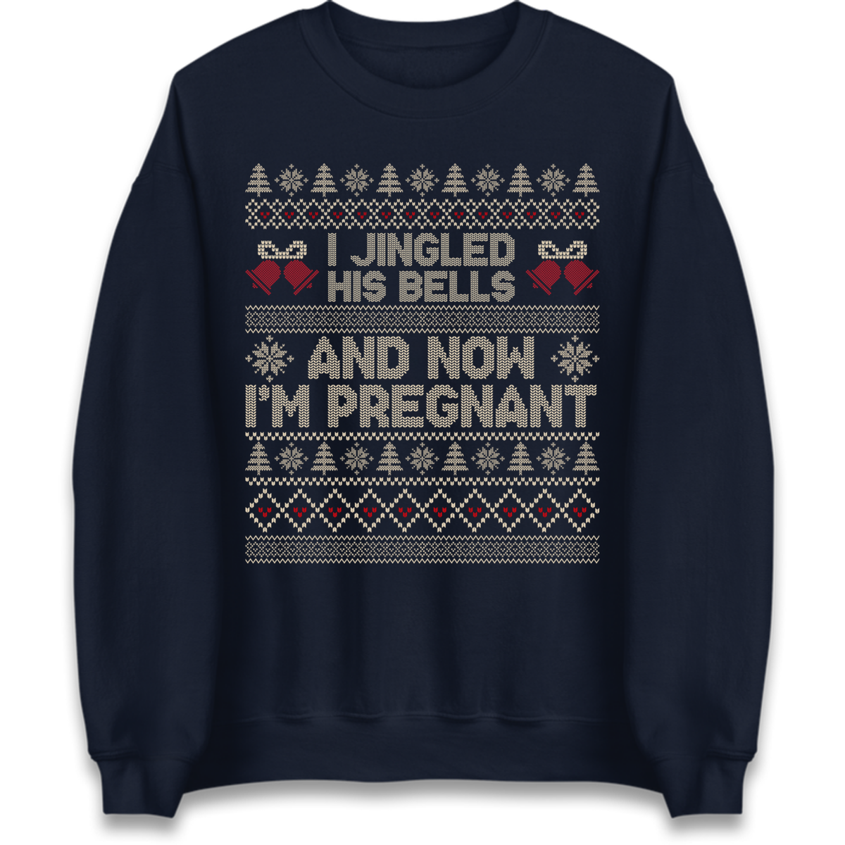 Pregnant At Christmas Jumper