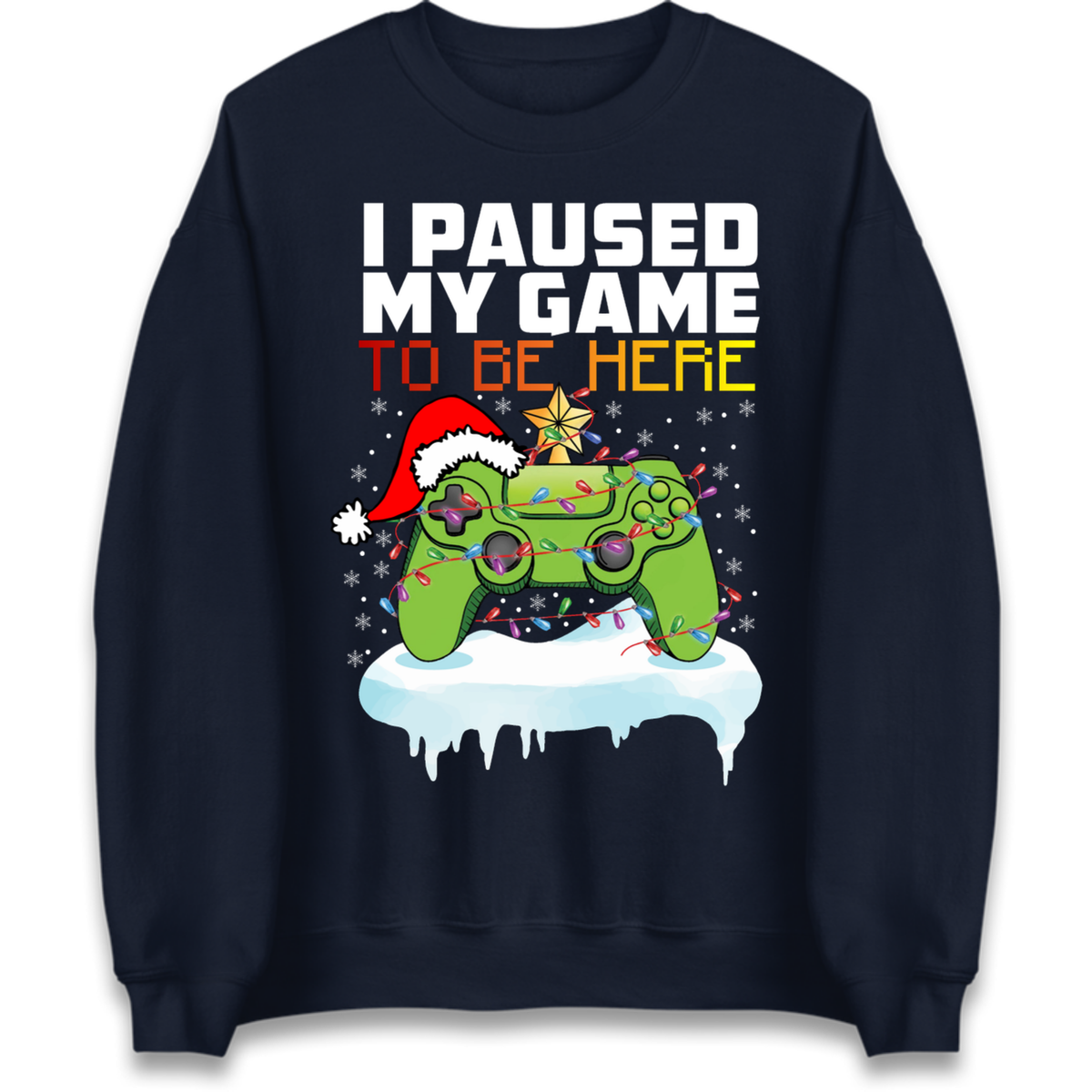 I Paused My Game Christmas Jumper
