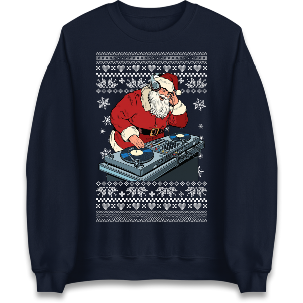 DJ Santa Christmas Jumper