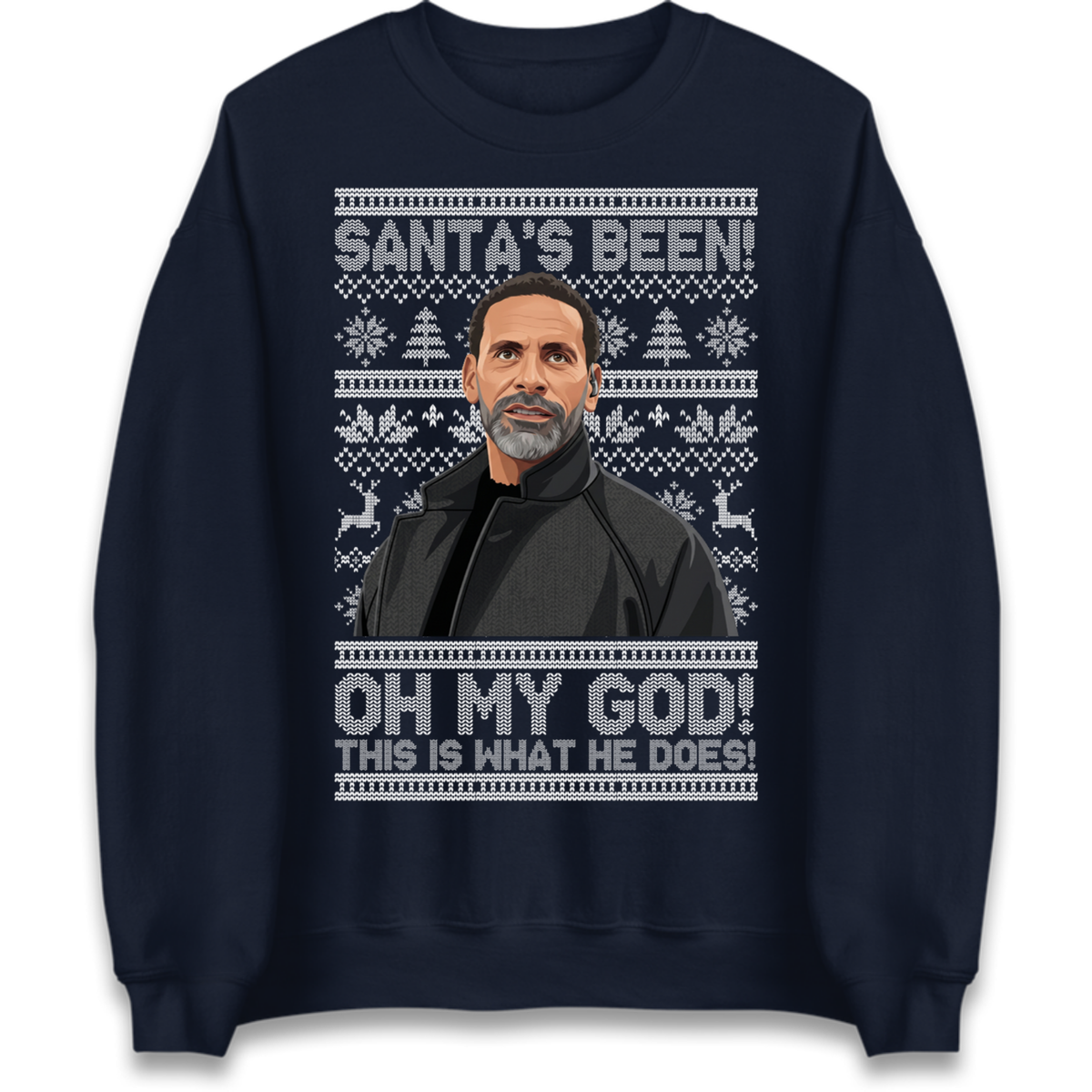 Steve Rio Ferdinand Christmas Jumper
