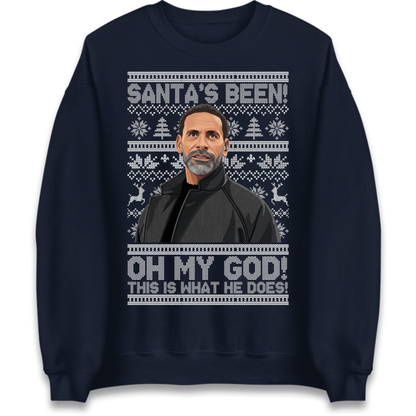 Steve Rio Ferdinand Christmas Jumper