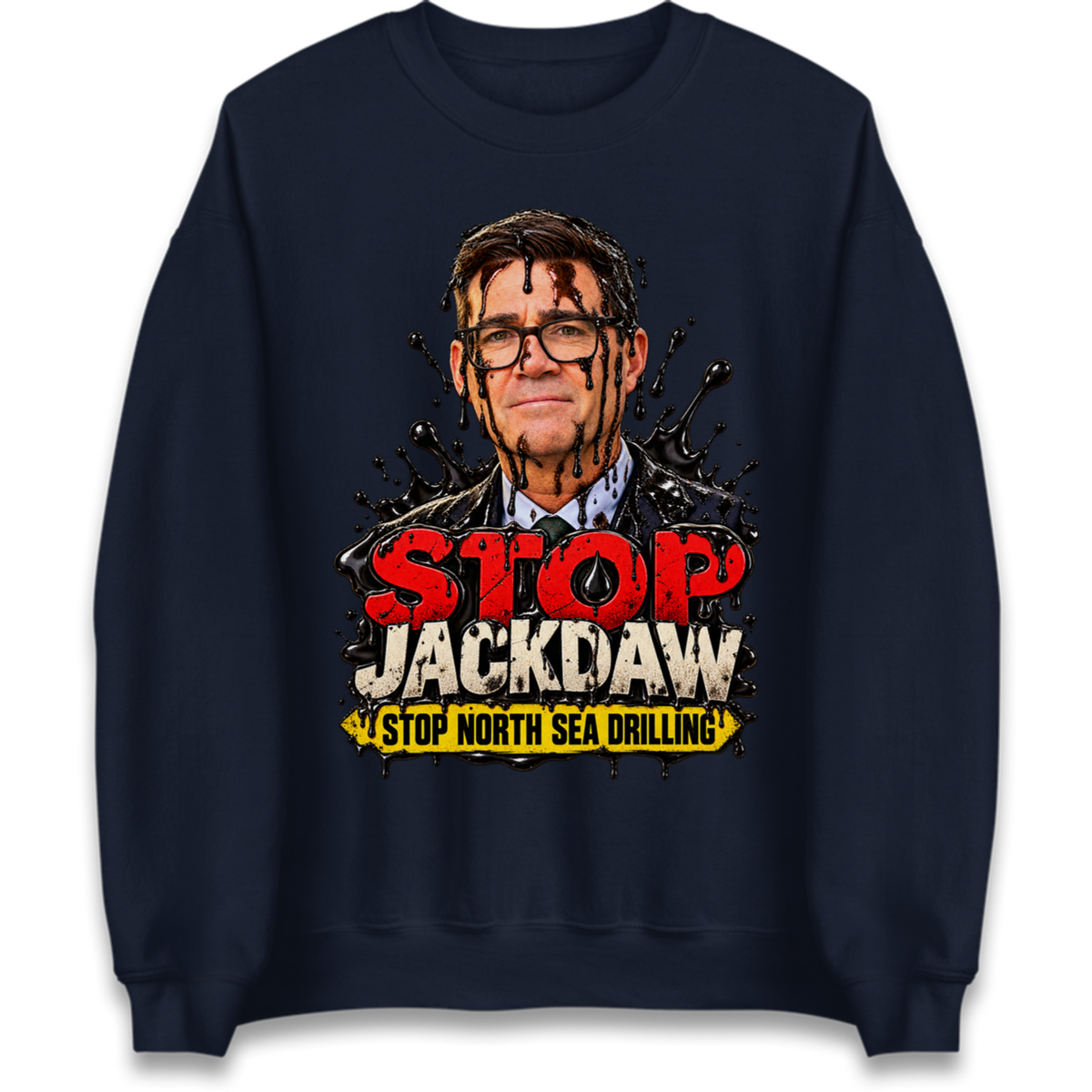 Stop Jackdaw Stop North Sea Drilling Andy Burnham Jumper