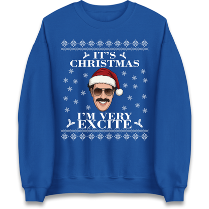 I Very Excite Christmas Jumper
