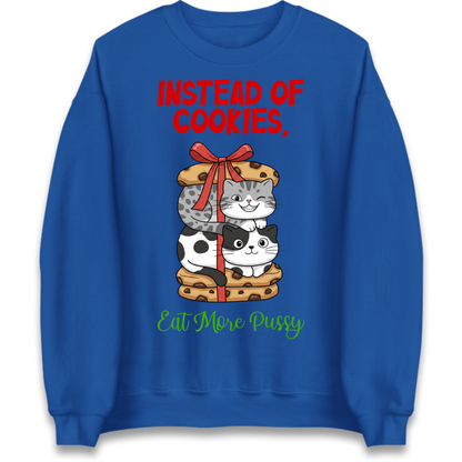 Cheeky Cat Slogan Jumper