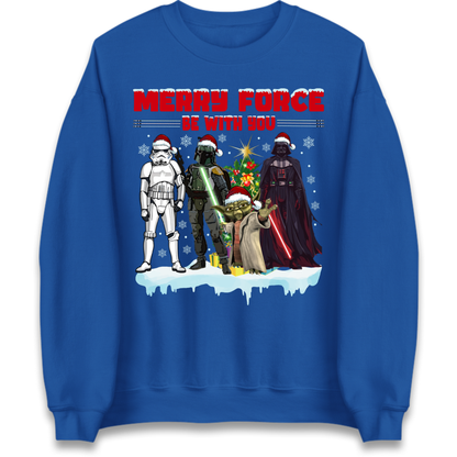 Merry Force Be With You Christmas Jumper