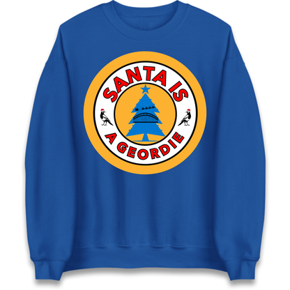 Geordie Santa  Christmas Jumper