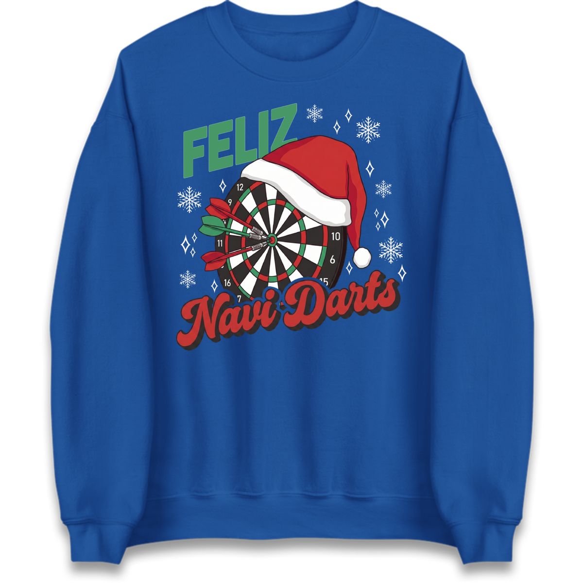 Feliz Navidarts Adult Jumper - Christmas Darts Design