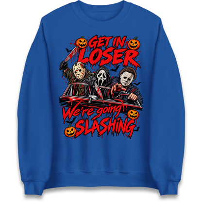 Retro Horror Movie Halloween Slasher Villains Jumper