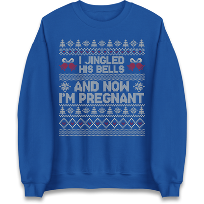 Pregnant At Christmas Jumper