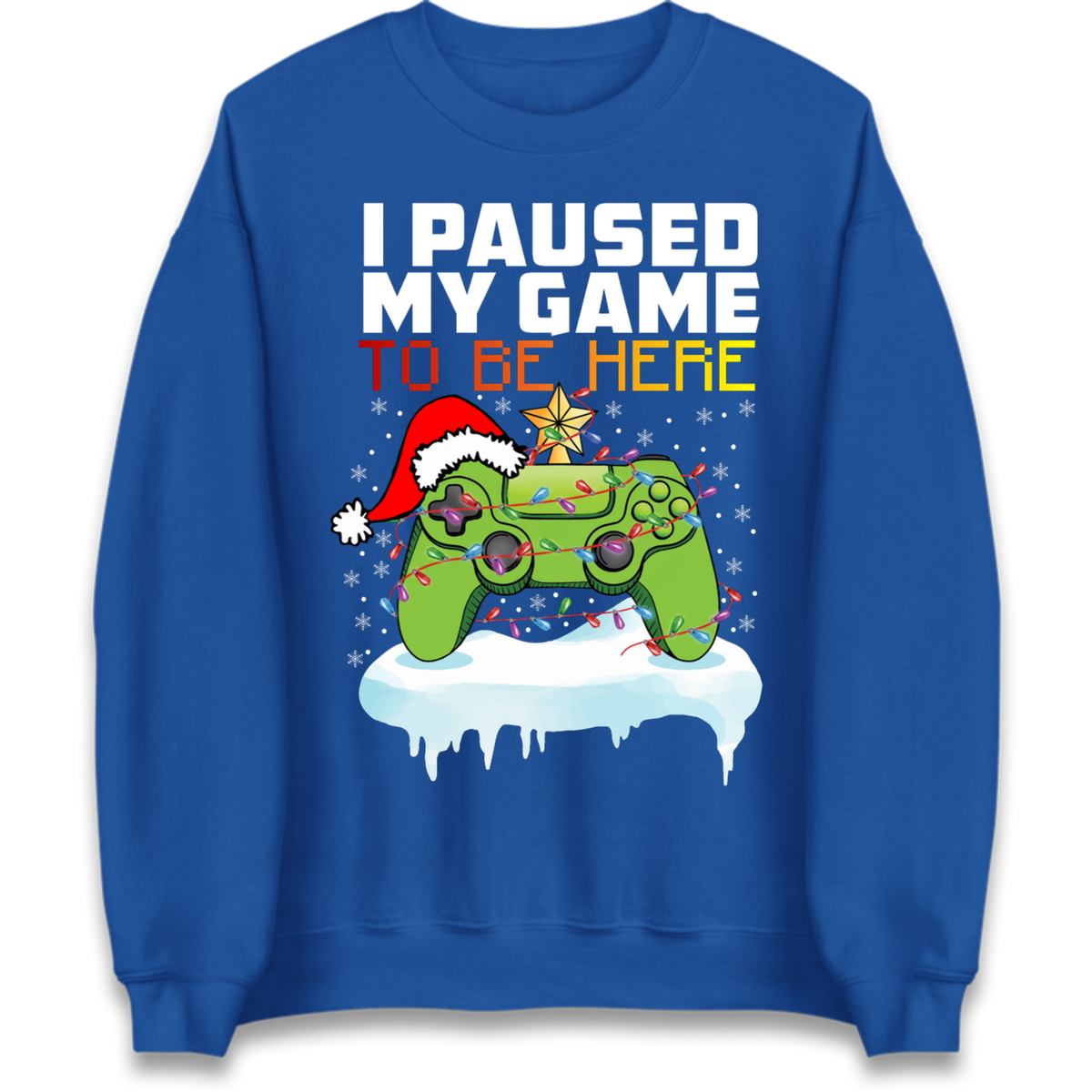 I Paused My Game Christmas Jumper