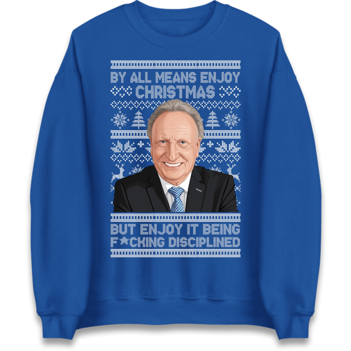 Neil Warnock Christmas Jumper