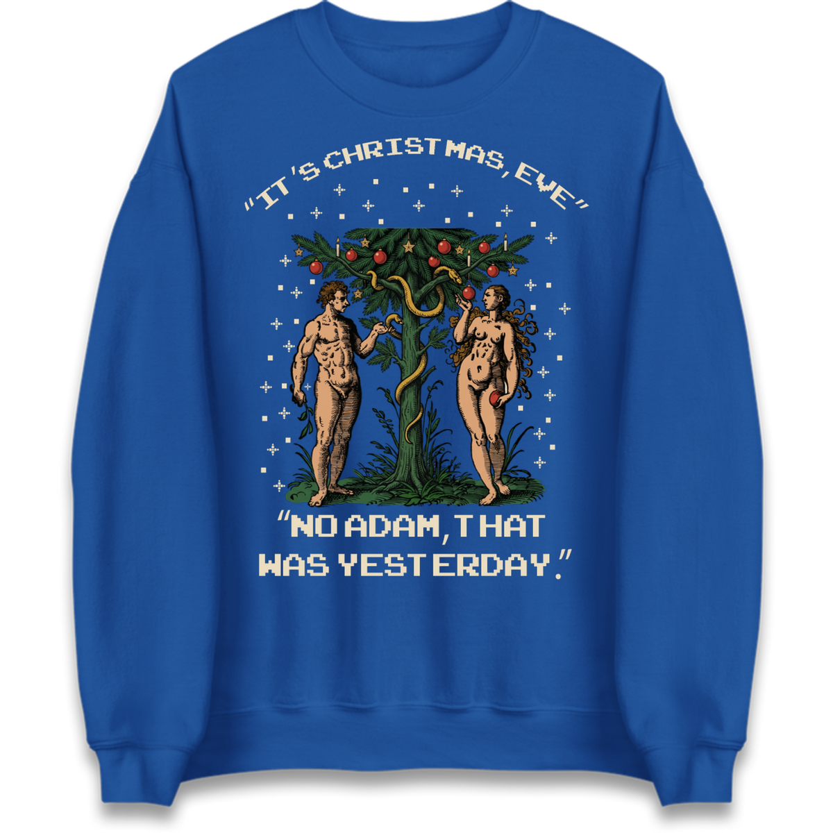 Adam & Eve Christmas Jumper Jumper