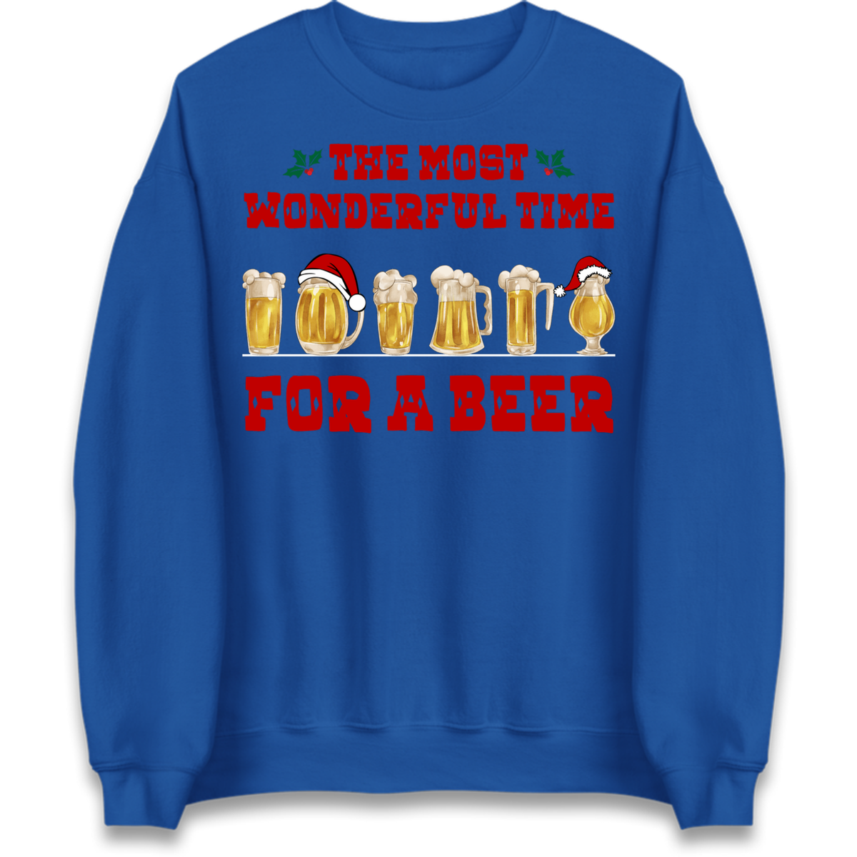 Festive Pint Graphic Jumper