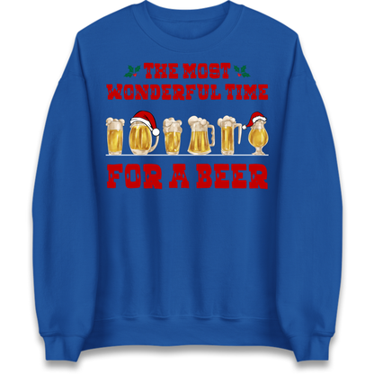 Festive Pint Graphic Jumper