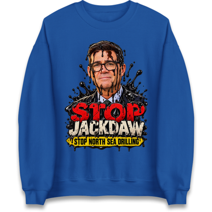 Stop Jackdaw Stop North Sea Drilling Andy Burnham Jumper