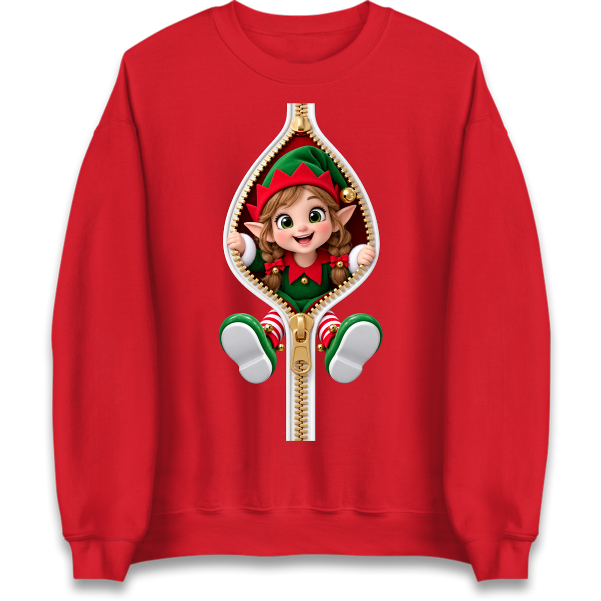 Elf Christmas Jumper Jumper