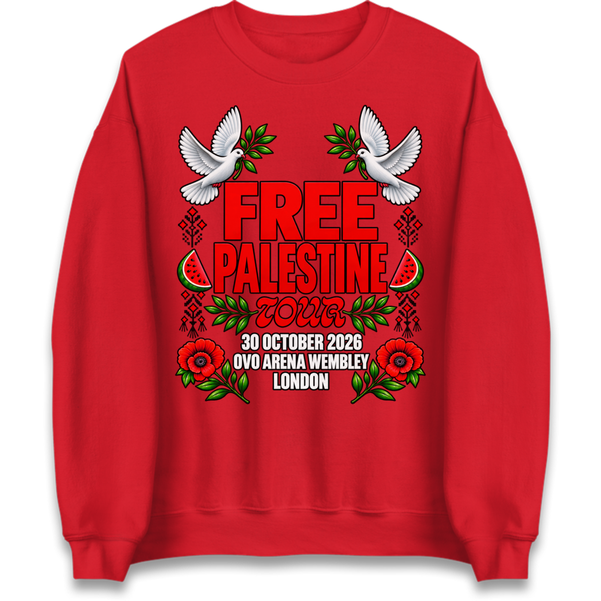 Macklemore and Friends Free Palestine Tour London 2026 Jumper