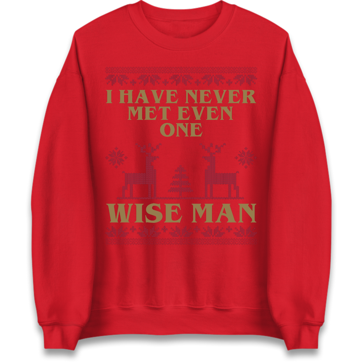 Retro Festive Graphic Jumper