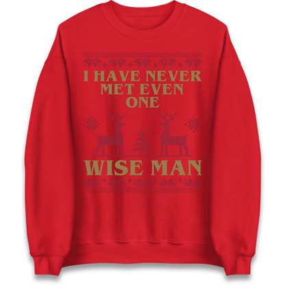 Retro Festive Graphic Jumper
