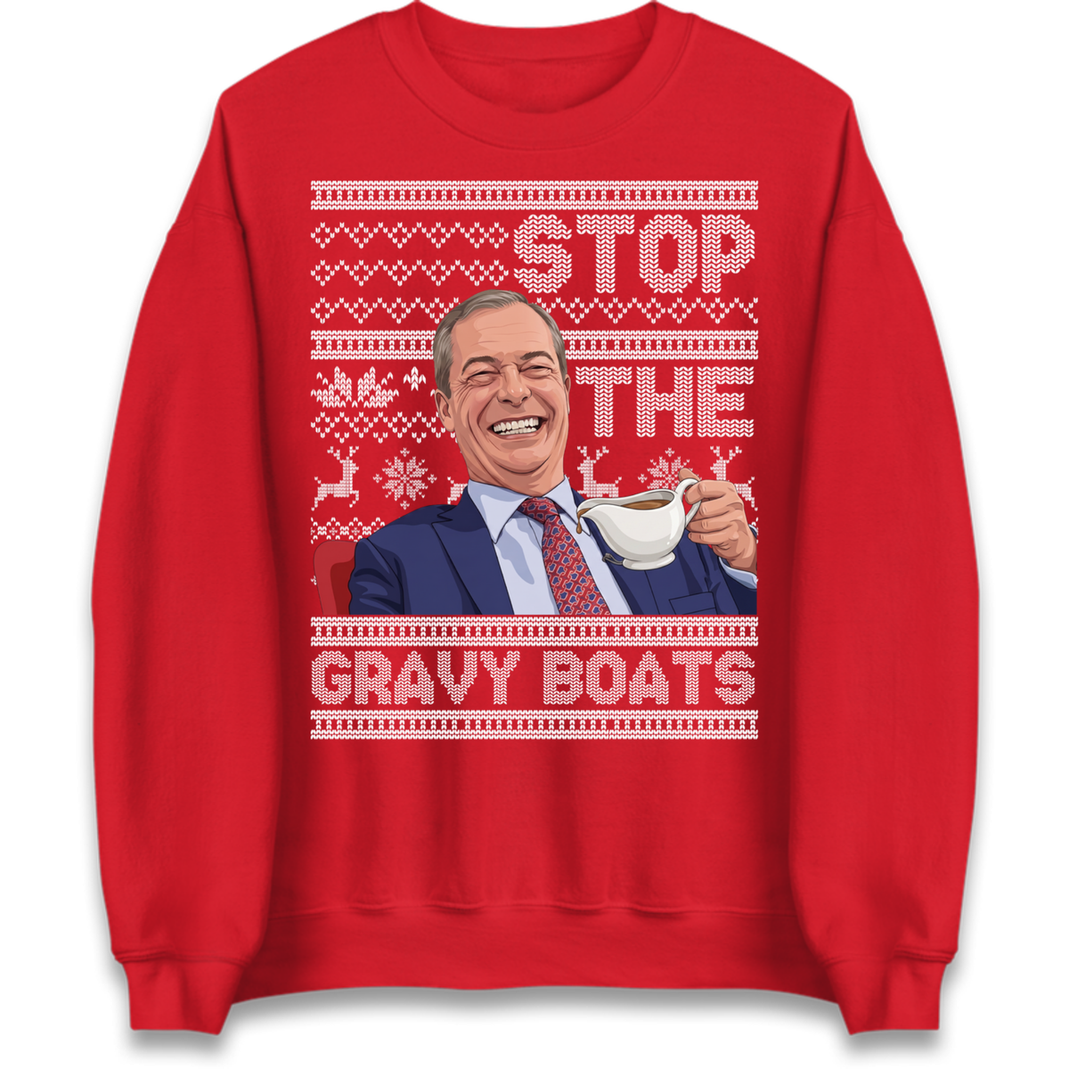 Satirical Festive Top Jumper