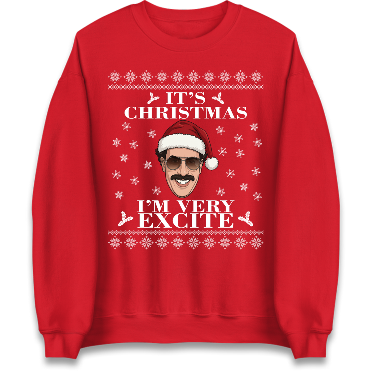 I Very Excite Christmas Jumper