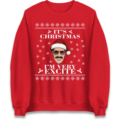 I Very Excite Christmas Jumper