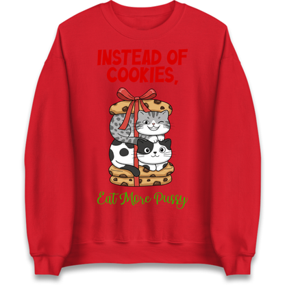 Cheeky Cat Slogan Jumper
