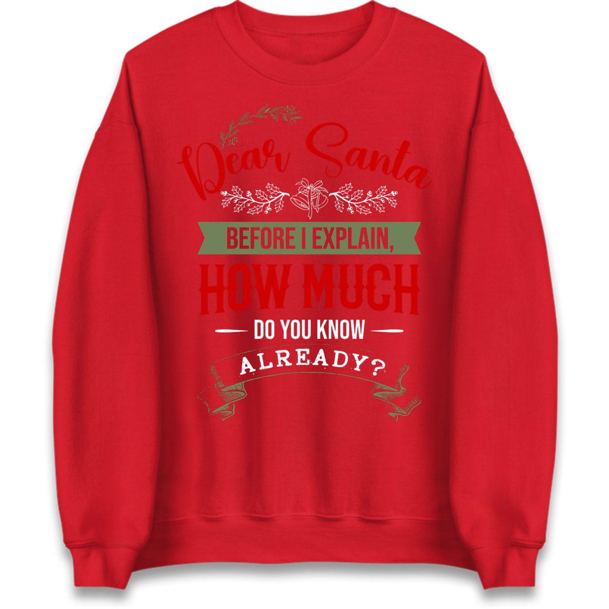 naughty christmas outfit Jumper