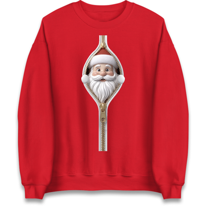 Santa Face Novelty Jumper