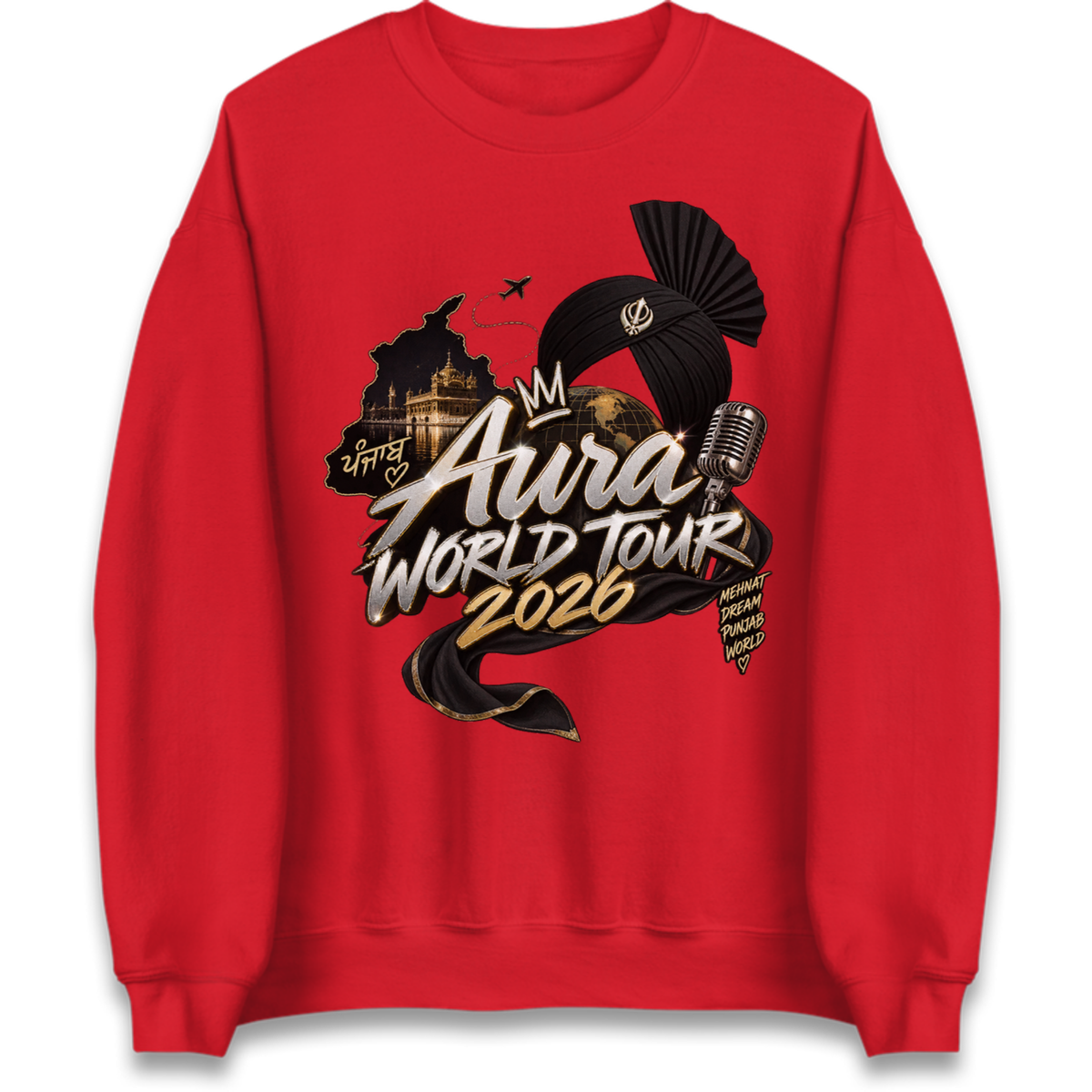 Diljit Dosanjh Aura World Tour 2026 Jumper