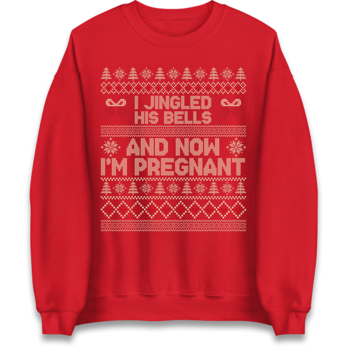 Pregnant At Christmas Jumper