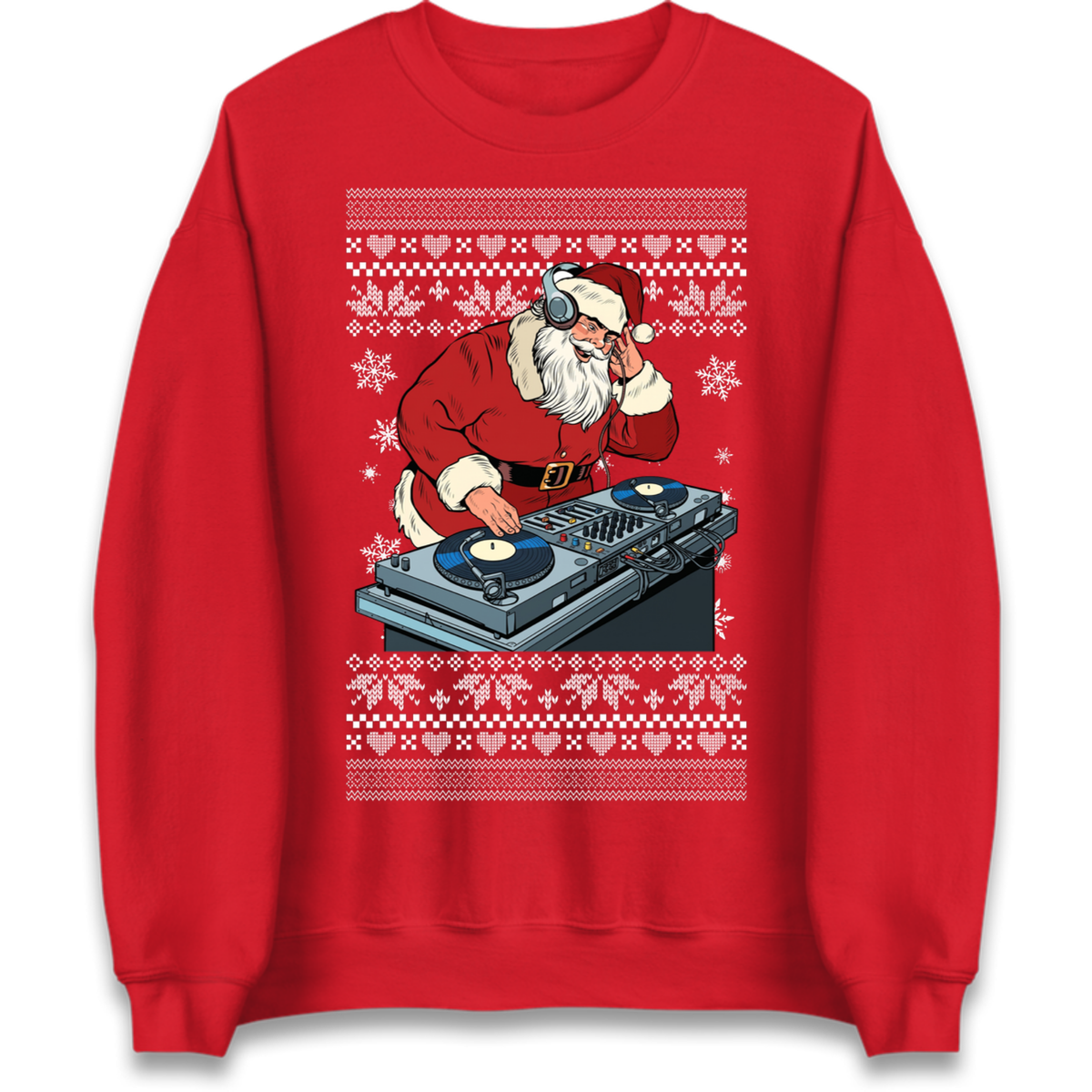 DJ Santa Christmas Jumper